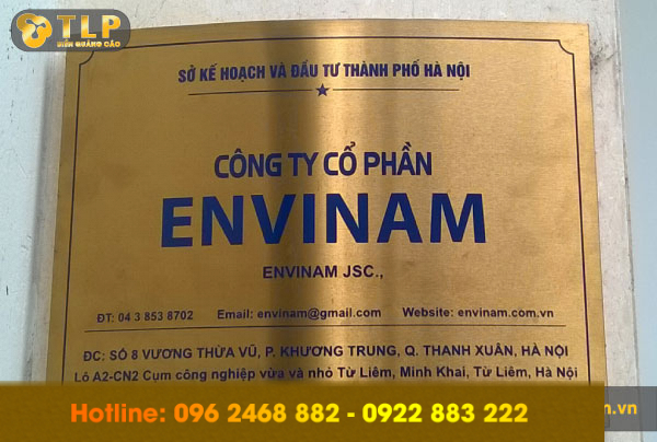bien hieu cong ty inox gia re - Làm biển quảng cáo giá rẻ, chất lượng nhất tại Thanh Xuân