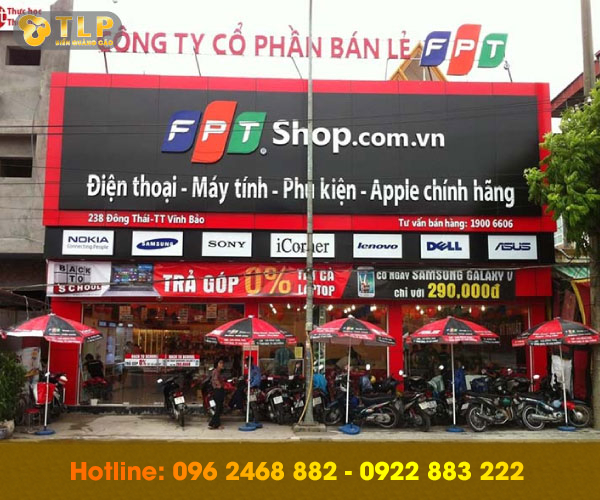 bien hieu cua hang dien thoai fpt - Dịch vụ làm biển quảng cáo tại Hai Bà Trưng giá rẻ nhất