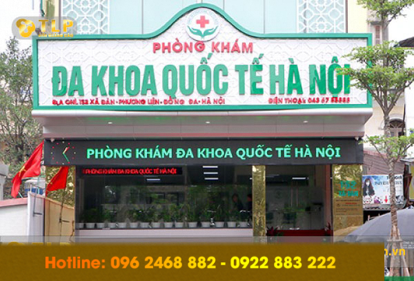 bien hieu phong kham dep - Dịch vụ làm biển quảng cáo độc đáo nhất tại Hoàn Kiếm