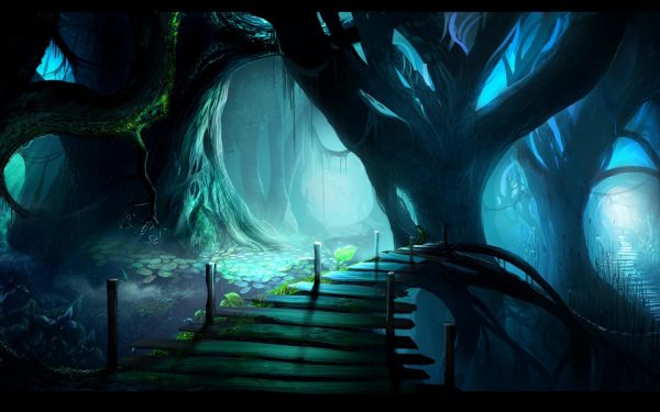 the night forest scenery desktop background e1572083605665 - Bạn có biết Background là gì không? Và vai trò của background trong các lĩnh vực