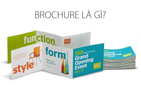 Brochure là gì? Điểm khác biệt của brochure so với các ấn phẩm quảng cáo khác