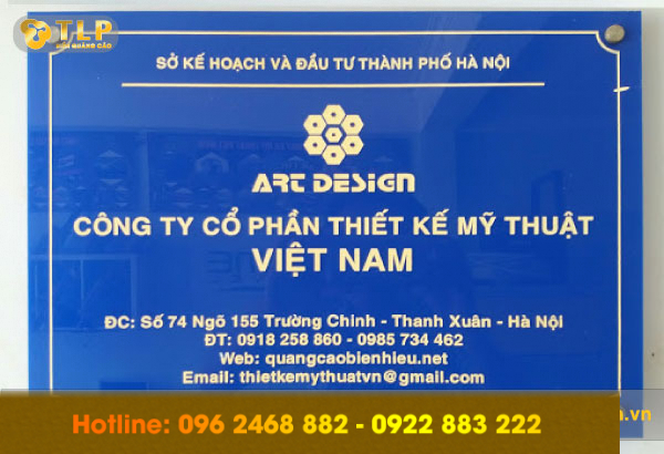 bien cong ty ari - Địa chỉ làm biển công ty mica giá rẻ, uy tín tại Hà Nội