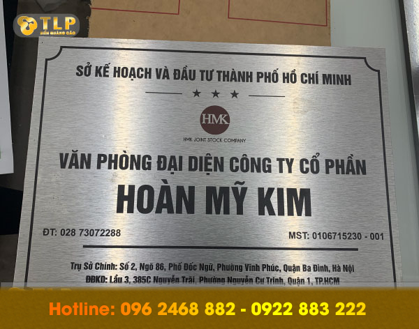 bien cong ty - Địa chỉ làm biển quảng cáo giá rẻ số 1 tại quận Ba Đình