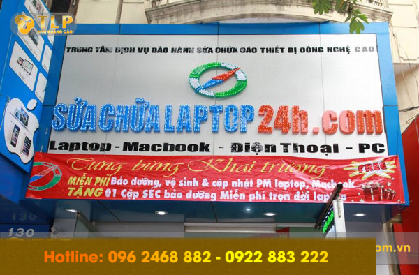 bien hieu cua hang may tinh dep - 99 mẫu biển quảng cáo cửa hàng máy tính sang trọng nhất