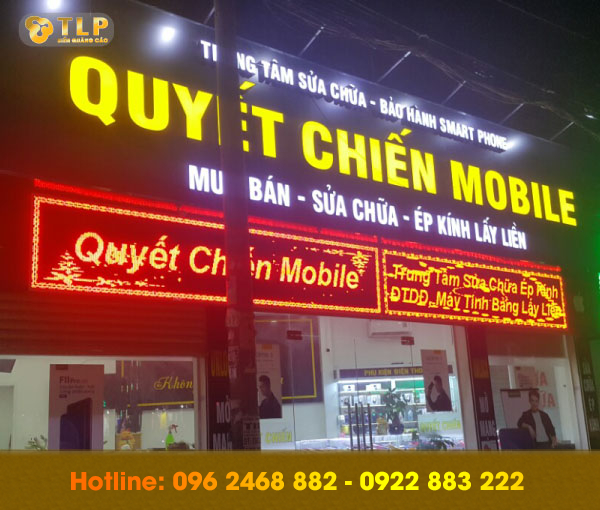 bien hieu quyet chien - 99 mẫu biển quảng cáo cửa hàng điện thoại độc đáo nhất