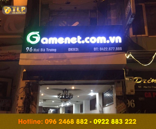 bien quang cao gamenet - Quảng cáo TLP địa chỉ làm biển quảng cáo số 1 tại Long Biên