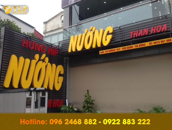 bien quang cao nuong than hoa - Quảng cáo TLP địa chỉ làm biển quảng cáo số 1 tại Long Biên