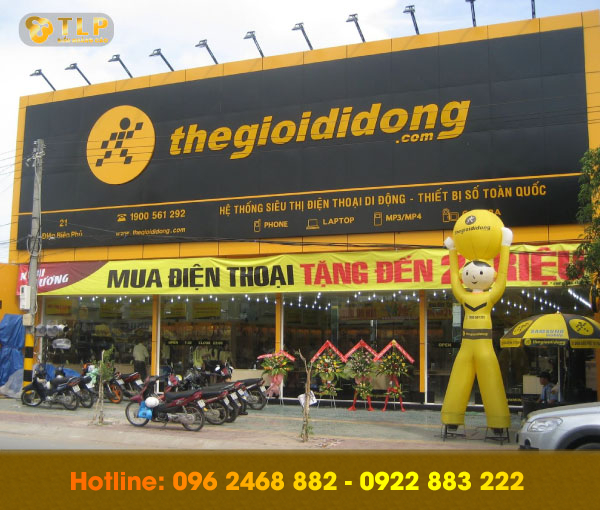 bien quang cao thegioididong - 99 mẫu biển quảng cáo cửa hàng điện thoại độc đáo nhất