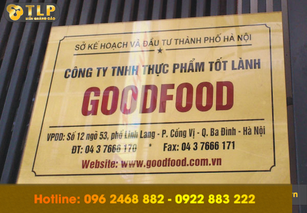 bien ten cong ty in uv - Địa chỉ làm biển quảng cáo giá rẻ số 1 tại quận Ba Đình