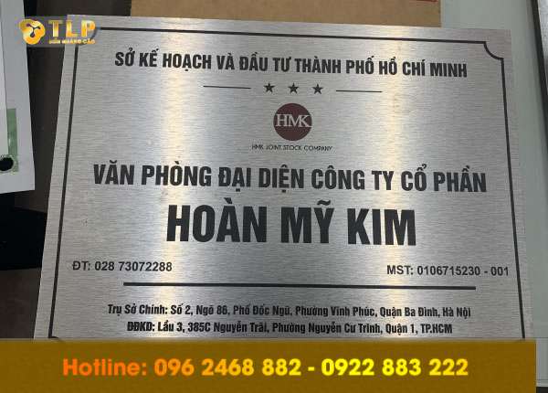 bien cong ty alu bac xuoc - 29 mẫu biển công ty alu ấn tượng và giá rẻ nhất tại Hà Nội