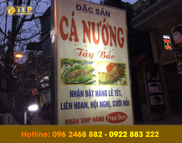 bien quang cao nha hanh ca nuong - Bật mí 99+ mẫu biển quảng cáo nhà hàng độc đáo bạn không nên bỏ qua