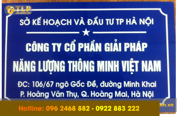 mau ben cong ty alu - 29 mẫu biển công ty alu ấn tượng và giá rẻ nhất tại Hà Nội
