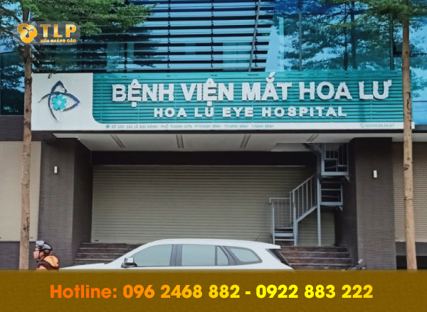 bien hieu benh vien mat - 99 mẫu biển quảng cáo bệnh viện ấn tượng và độc đáo hiện nay