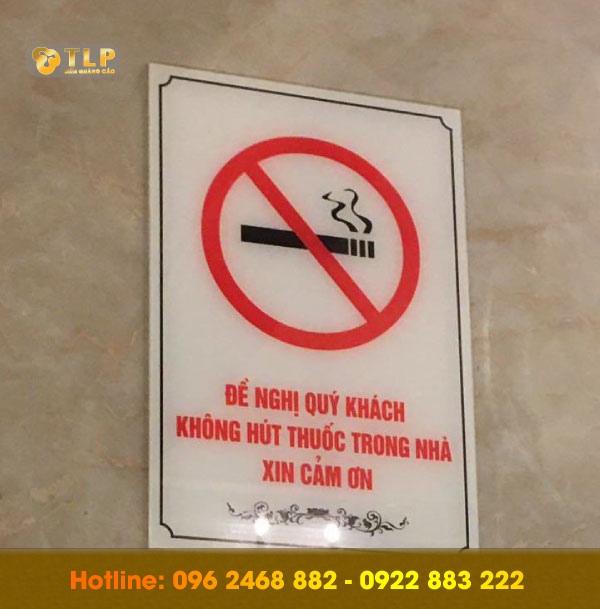 bien khomg hut thuoc - Tổng hợp những mẫu biển cẩm hút thuốc, no smoking ấn tượng